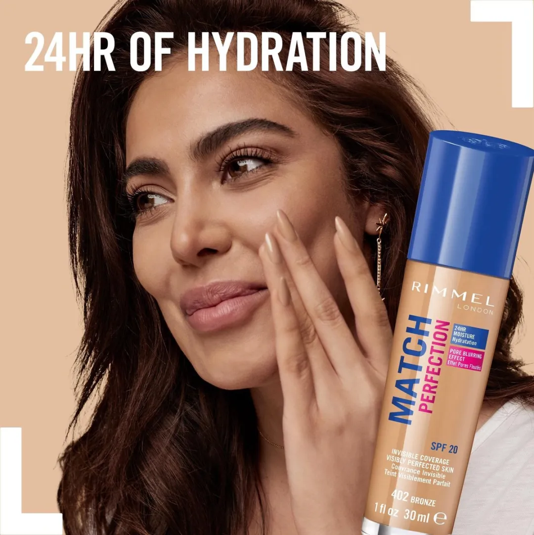 Rimmel London Match Perfection Foundation 402 Bronze - 30ml