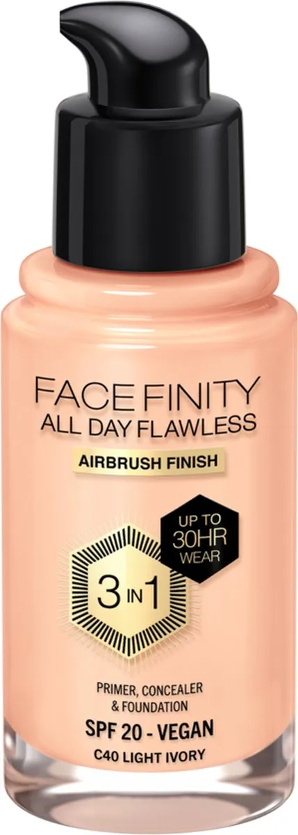 Max Factor Facefinity Foundation C40 Light Ivory 30ml