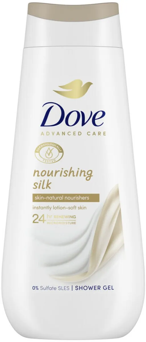 Dove Nourishing Silk Douchecrème 1600ml - 225ml x4