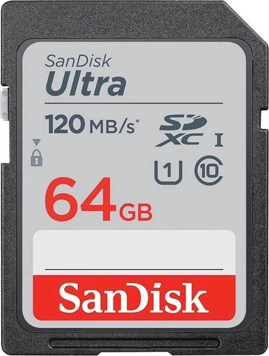 SanDisk SDXC Ultra Geheugenkaart 64GB