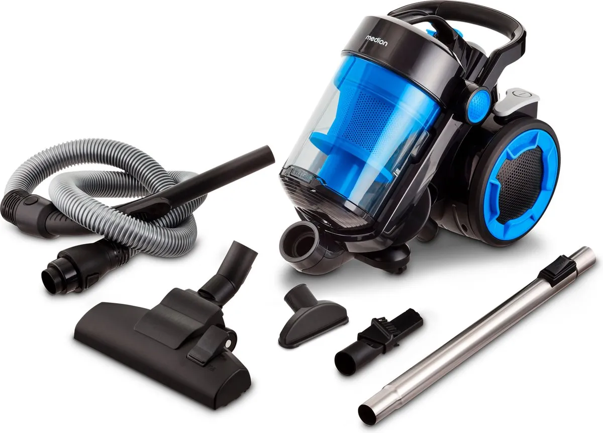 Medion P4000 Stofzuiger - 220 Airwatts - 4,3L - Blauw