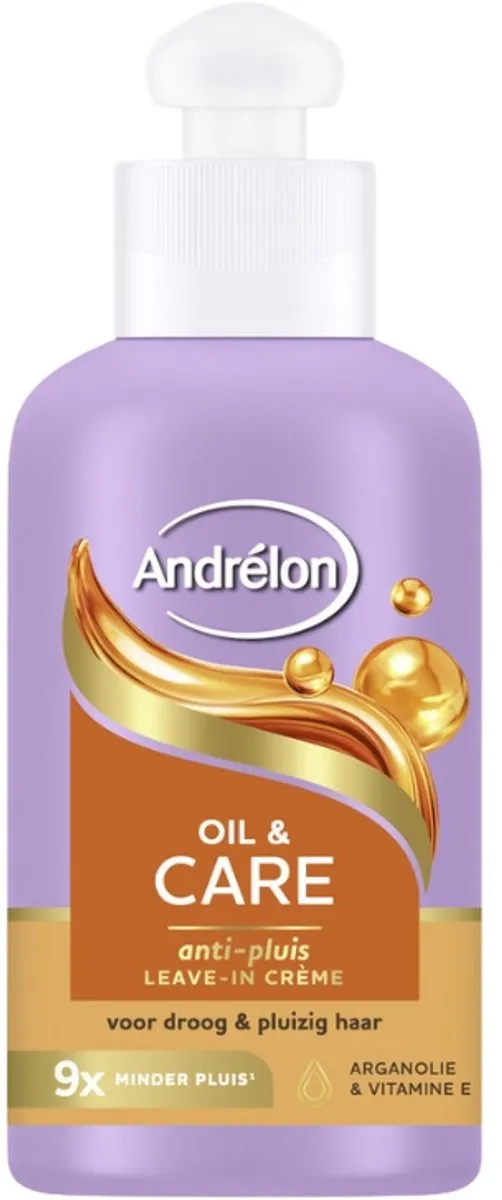 Andrélon Oil & Care Leave-In Crème 200ml - 3 Stuks