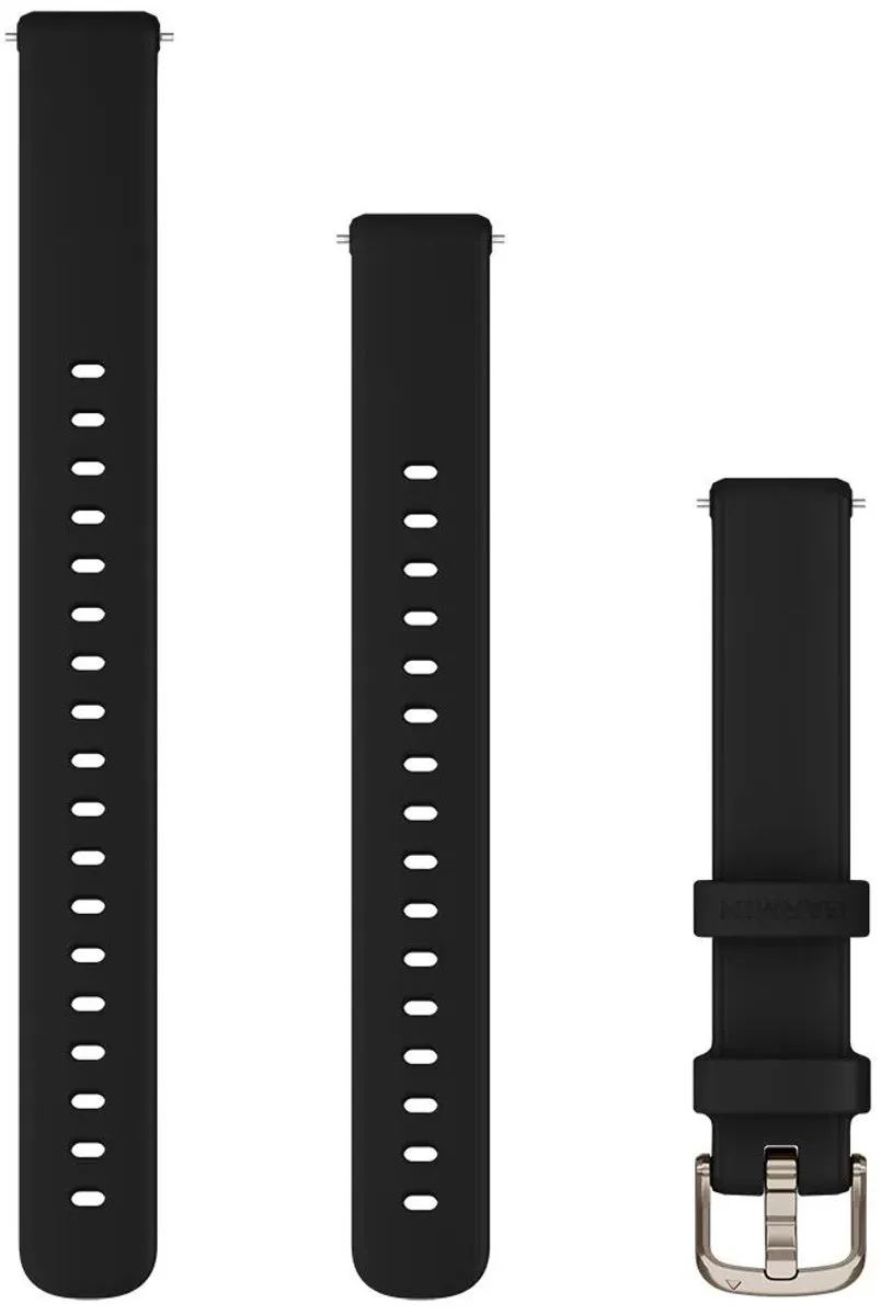 Garmin Siliconen Bandje 14mm - Zwart