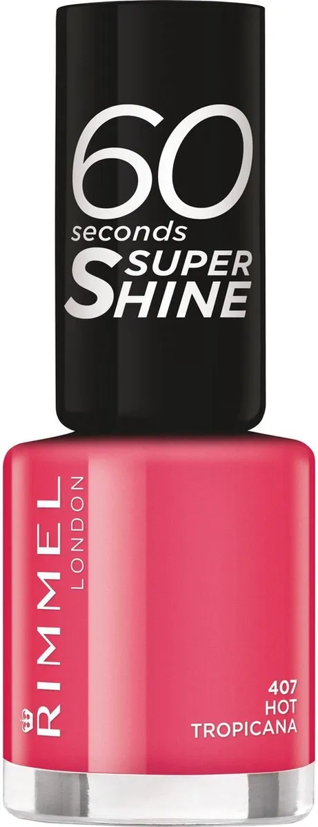 Rimmel London 60 Seconds Supershine Nagellak 407 Hot Tropicana - 8ml