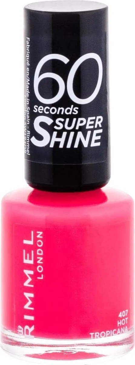 Rimmel London 60 Seconds Supershine Nagellak 407 Hot Tropicana - 8ml