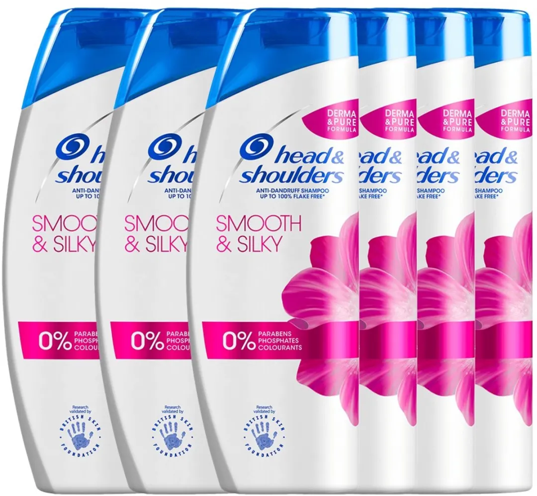 Head & Shoulders Smooth & Silky 2-in-1 Shampoo & Conditioner 6x330ml