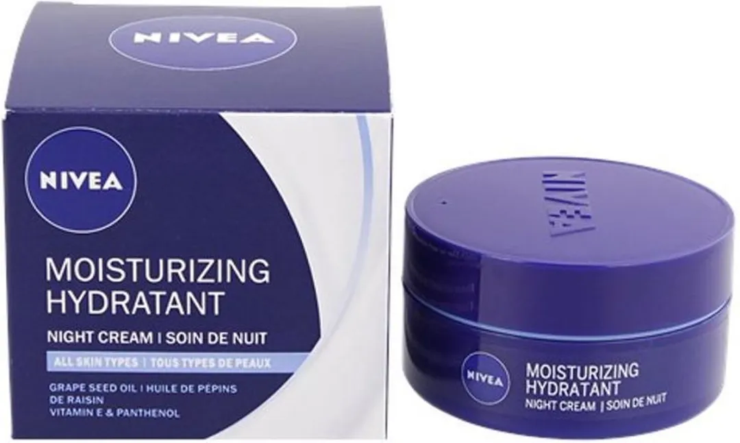 NIVEA Hydraterende Nachtcrème 150ml - 3x50ml