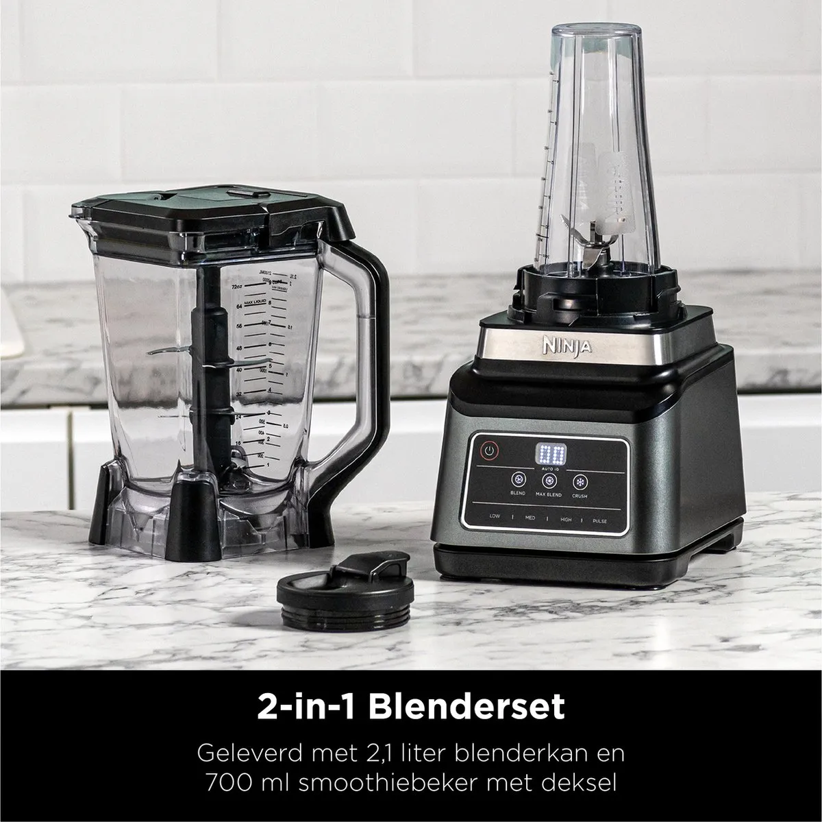 Ninja Foodi BN750EU Blender & Smoothiemaker 1200W - 2.1L - IJsCrusher - afbeelding 6 van 6