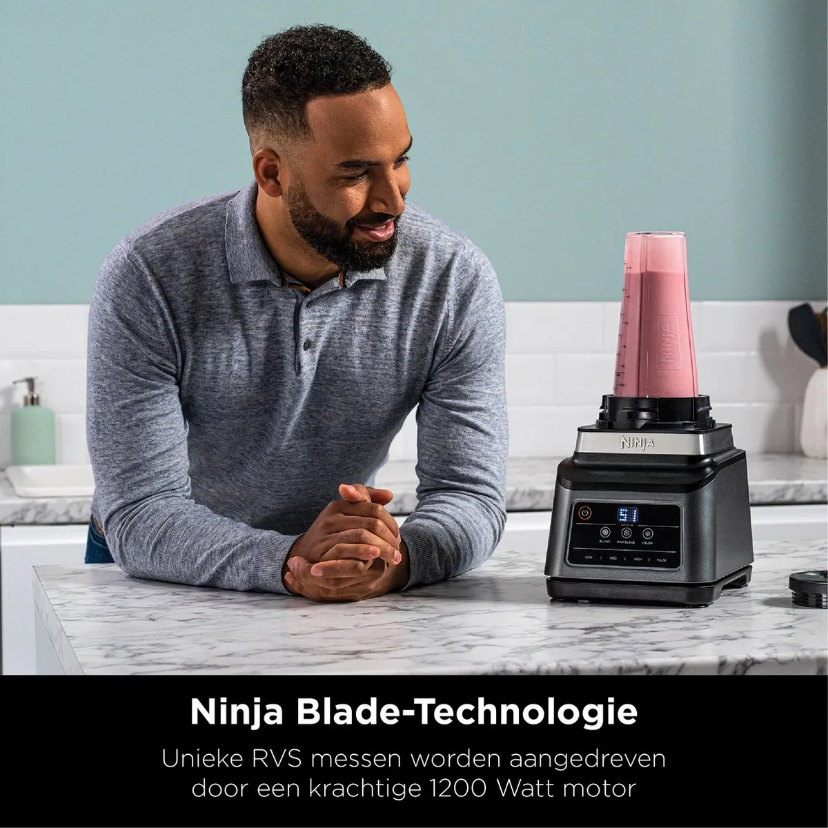 Ninja Foodi BN750EU Blender & Smoothiemaker 1200W - 2.1L - IJsCrusher