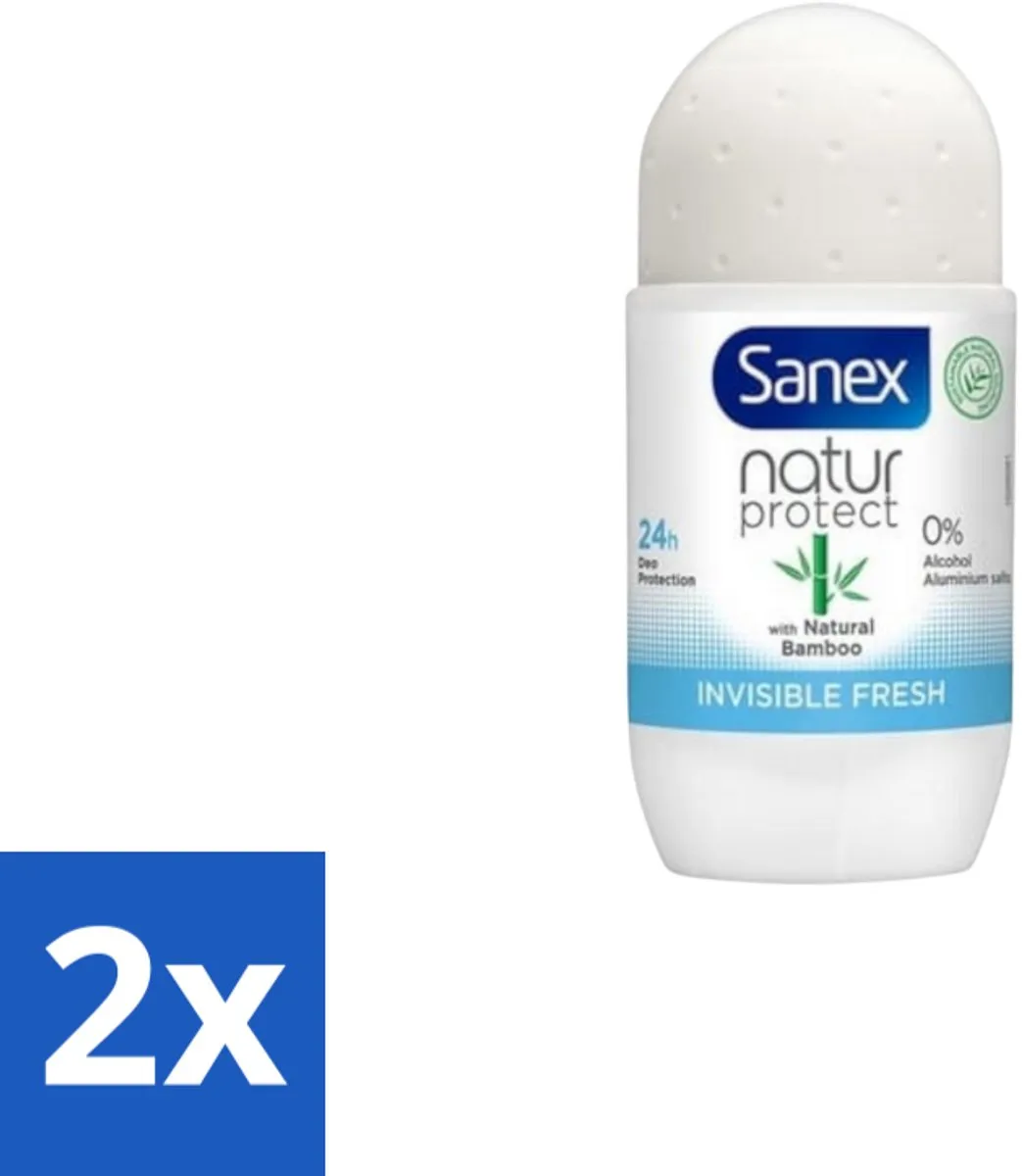 Sanex Deo Roll-on Bamboo Invisible Fresh 100ml