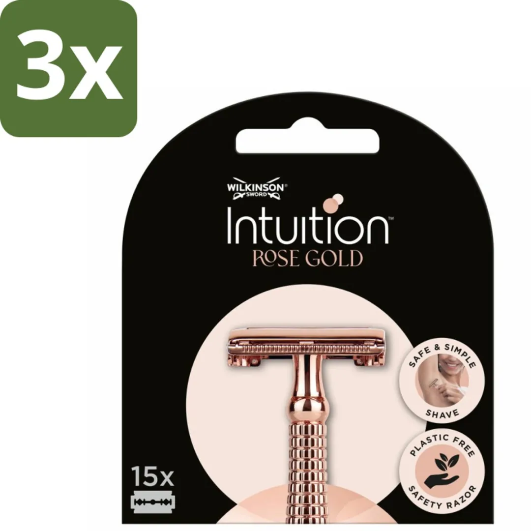 Wilkinson Intuition Navulmesjes Rose Gold