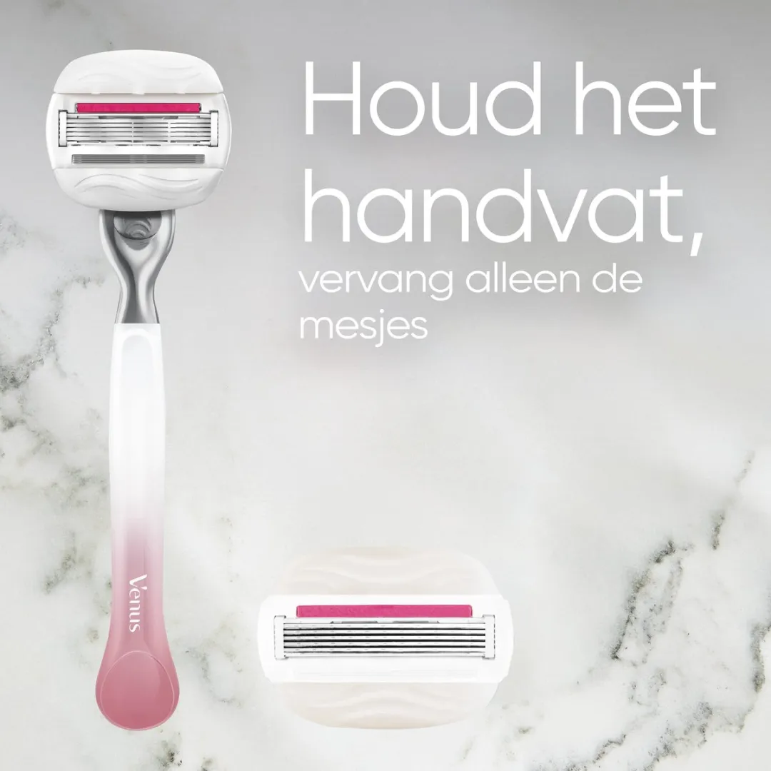 Gillette Venus Comfortglide Sugarberry Scheermes - 5 Bladen - Roze/Wit - afbeelding 6 van 6