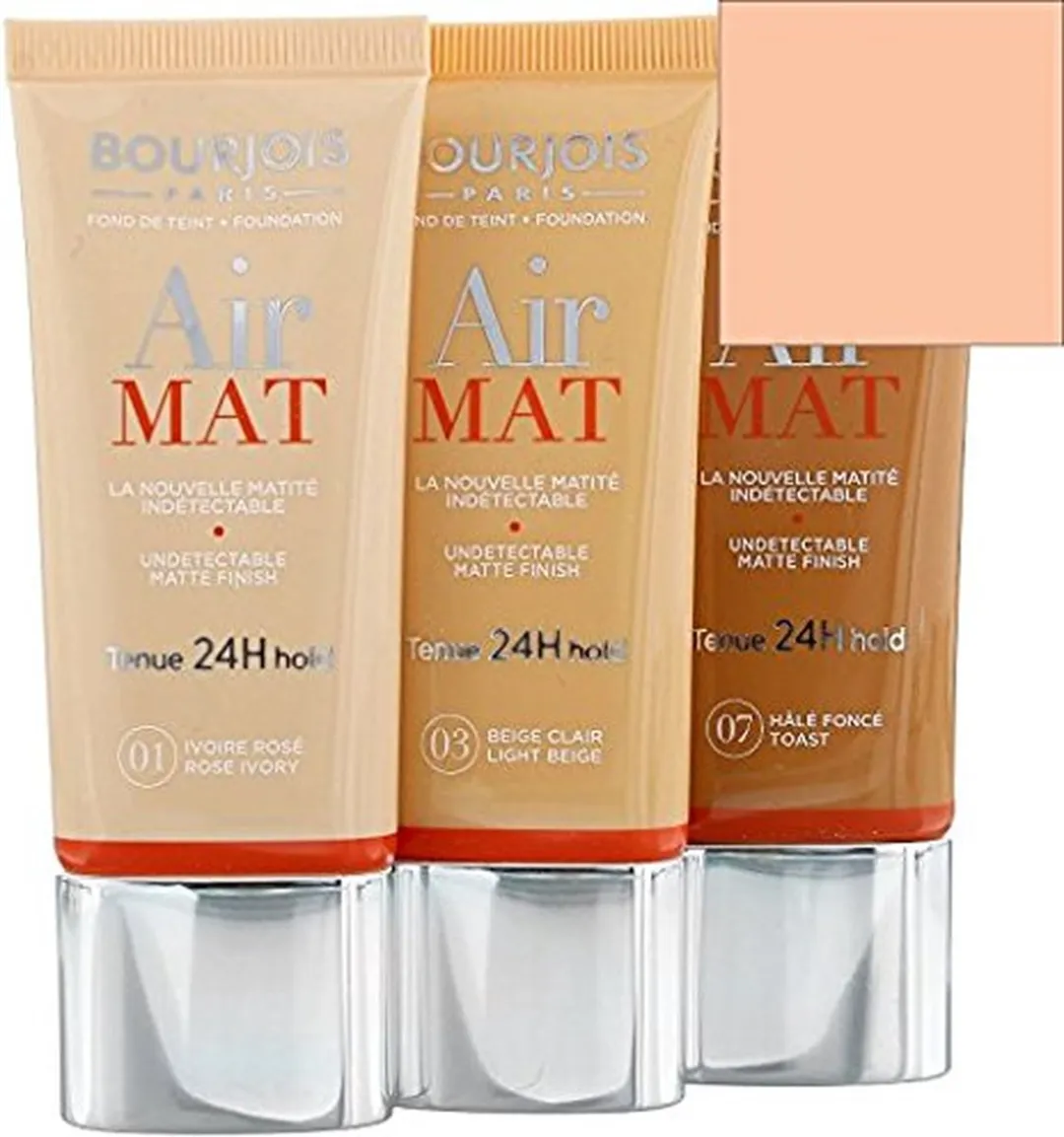 Bourjois Fond de Teint Air Mat 24H 07 Hâlé Foncé 30ml