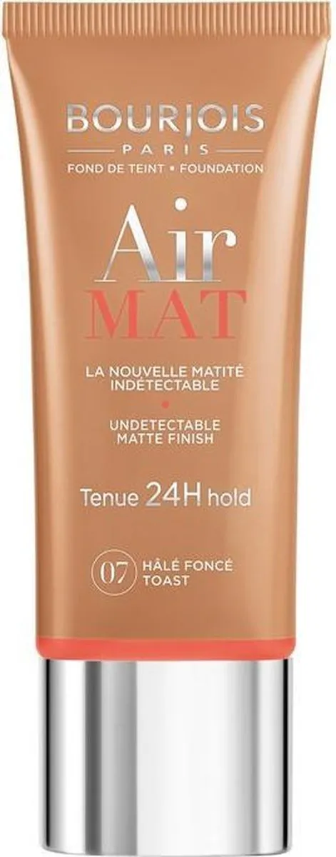 Bourjois Fond de Teint Air Mat 24H 07 Hâlé Foncé 30ml