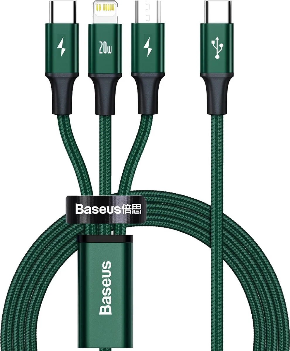 Baseus 3-in-1 USB-C Kabel 1.5M