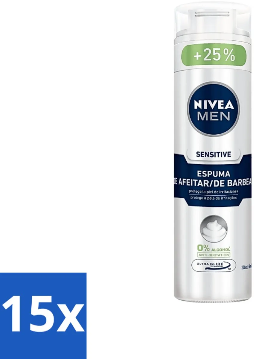 NIVEA Men Sensitive Scheerschuim 250ml