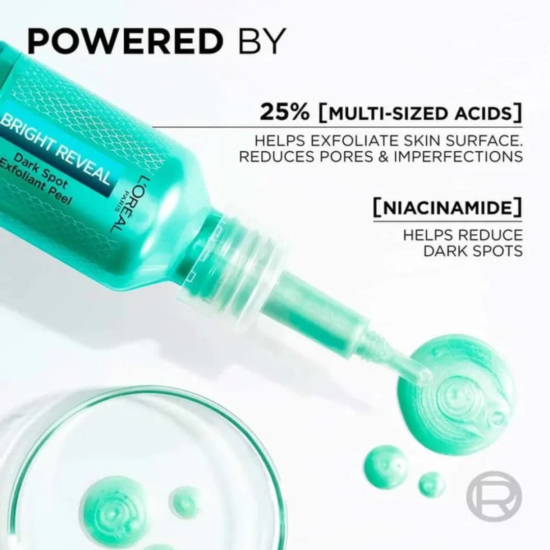 L'Oréal Paris Dark Spot Exfoliant Snakepeel Bright Reveal - 6x25ml