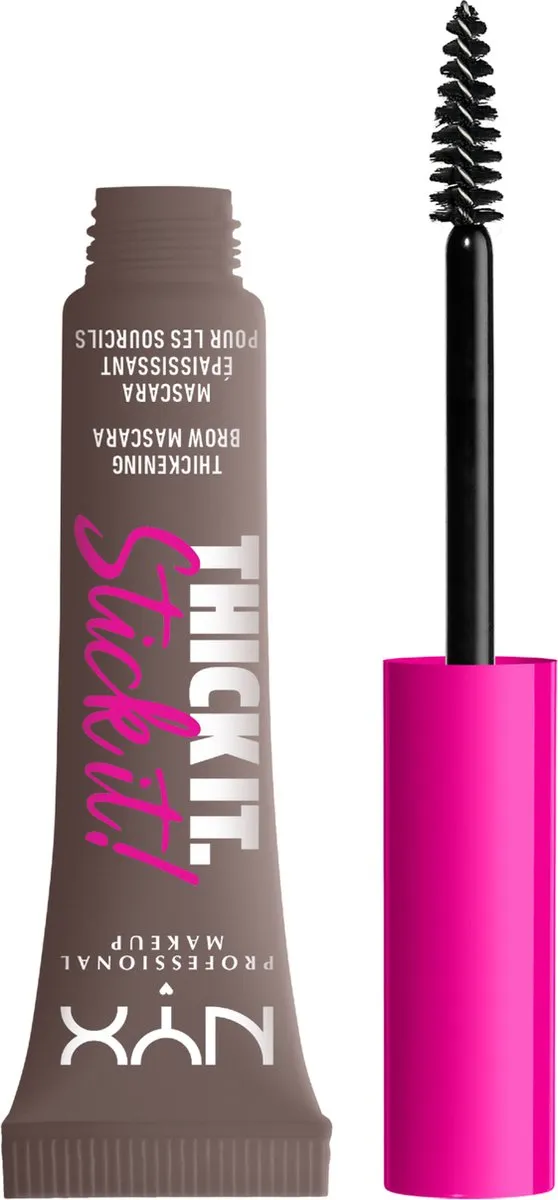 NYX Thick It Stick It Wenkbrauwgel Mascara Cool Ash Brown