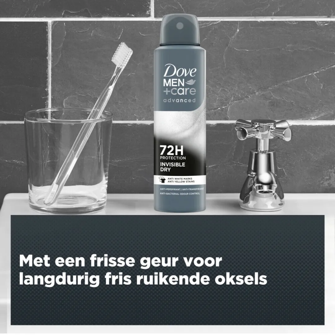 Dove Men+Care Invisible Dry Deodorant Spray 150ml
