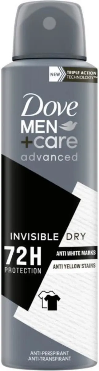 Dove Men+Care Invisible Dry Deodorant Spray 150ml