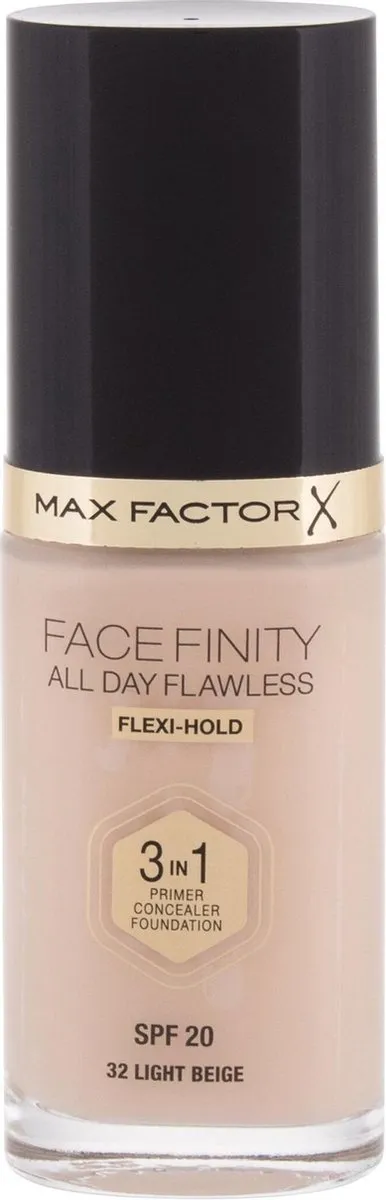 Max Factor Facefinity All Day Flawless 3-in-1 Flexi-Hold Foundation 32 Light Beige