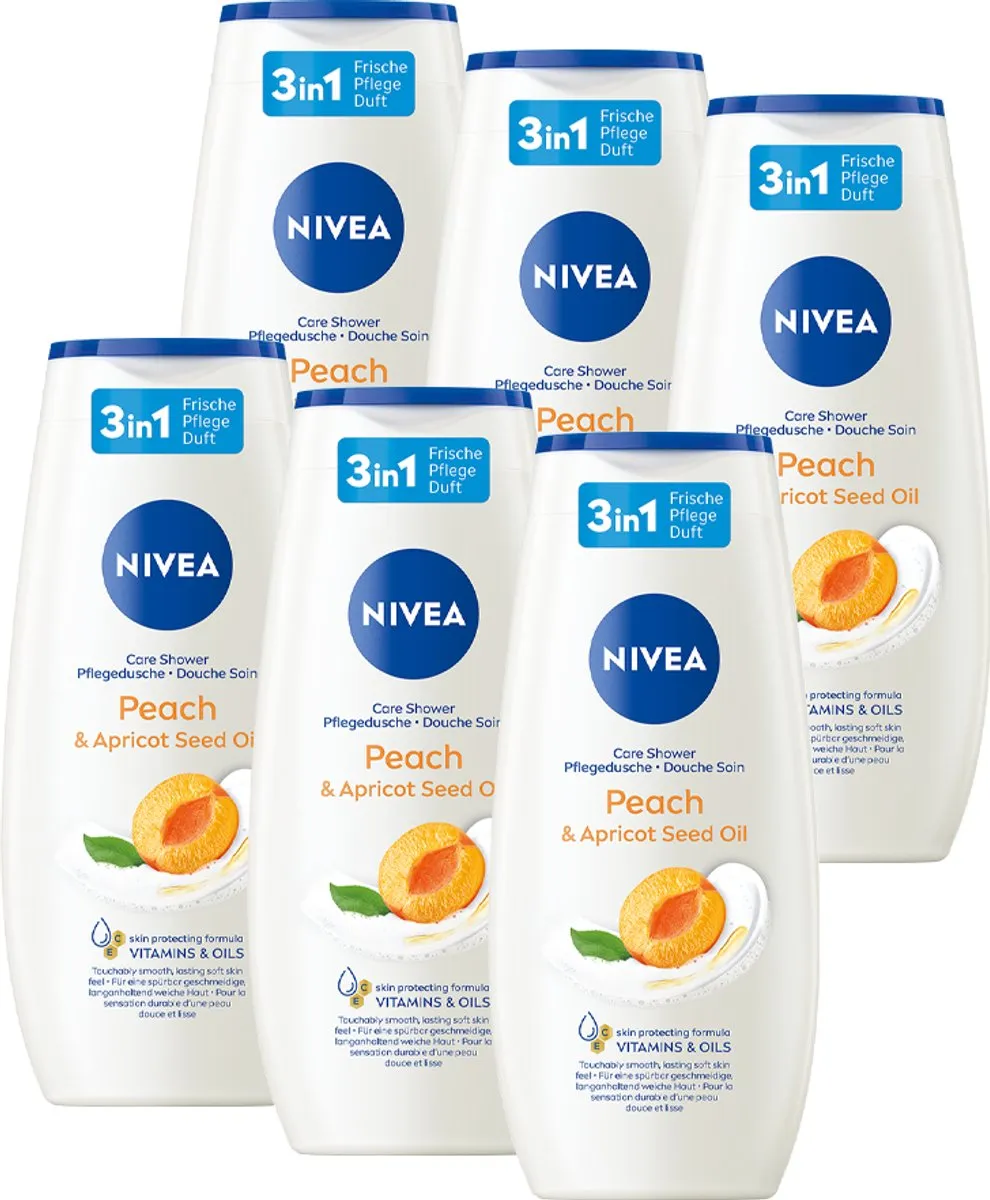NIVEA Perzik Abrikozenpitolie Douchegel