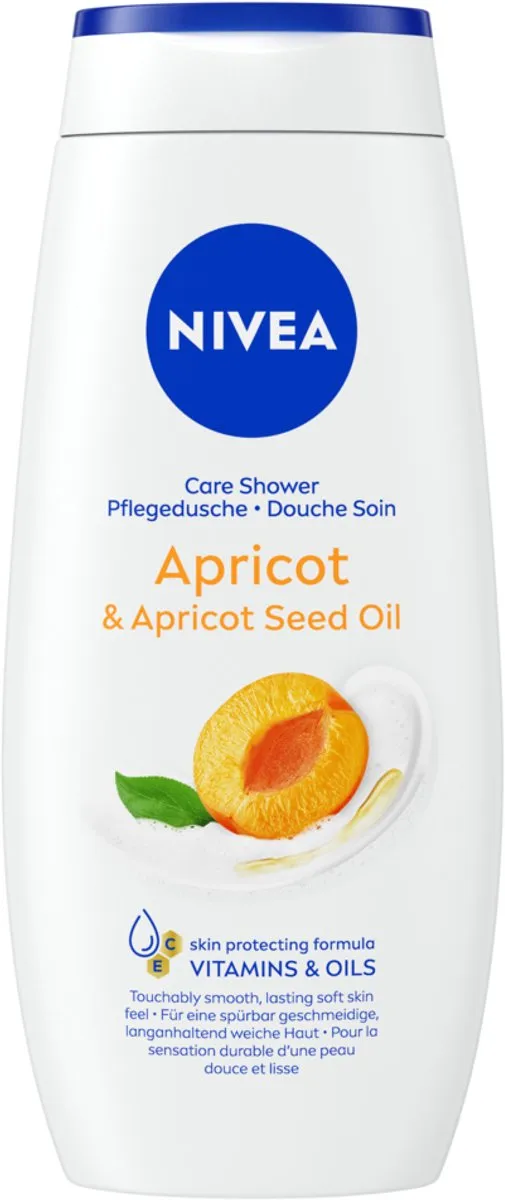 NIVEA Perzik Abrikozenpitolie Douchegel - 6x250ml