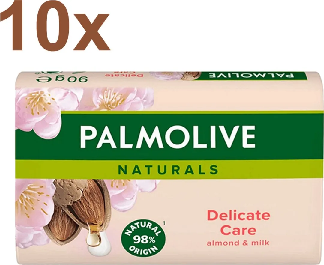 Palmolive Naturals Delicate Care Zeepbar - 10x 90g