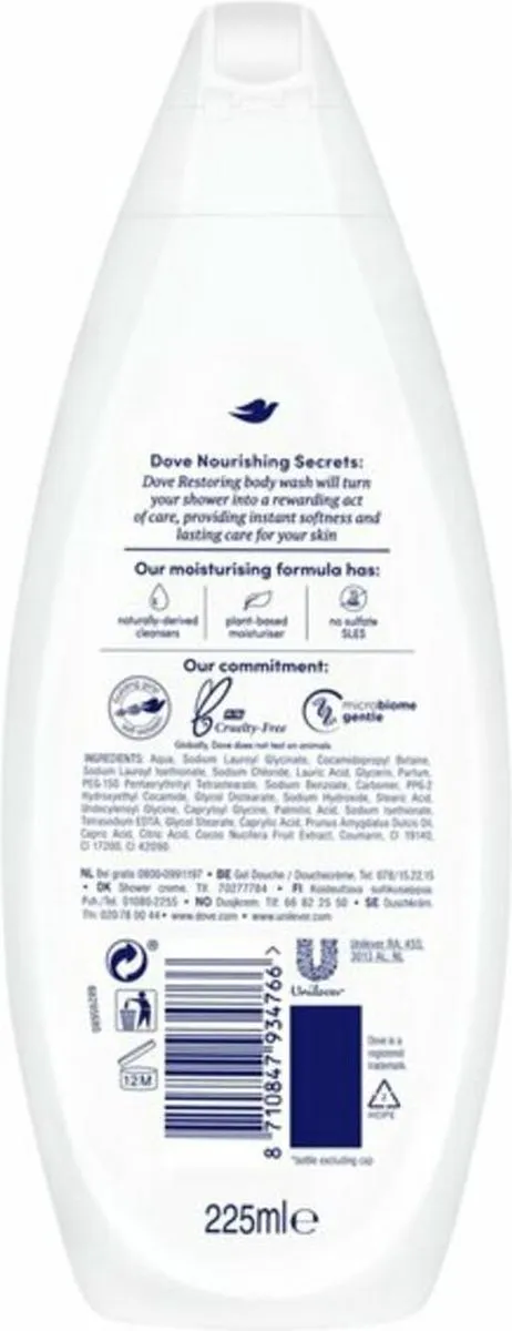 Dove Restoring Douchegel - 6 x 250ml
