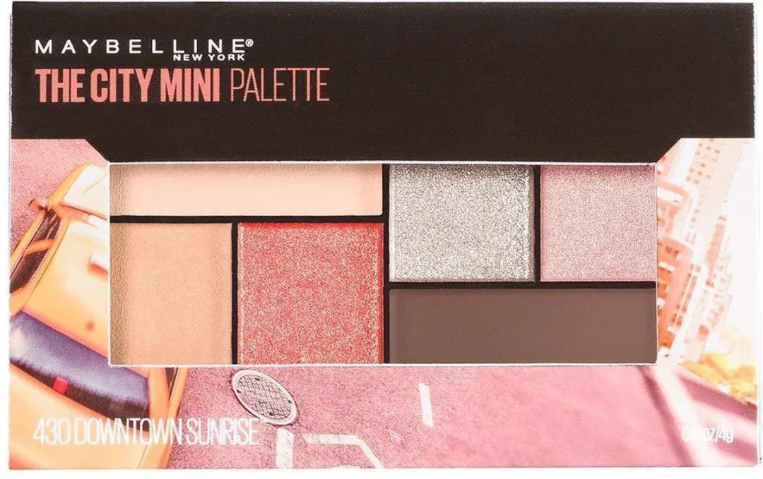 Maybelline The City Mini Downtown Sunrise Oogschaduw Palette - 6 Kleuren