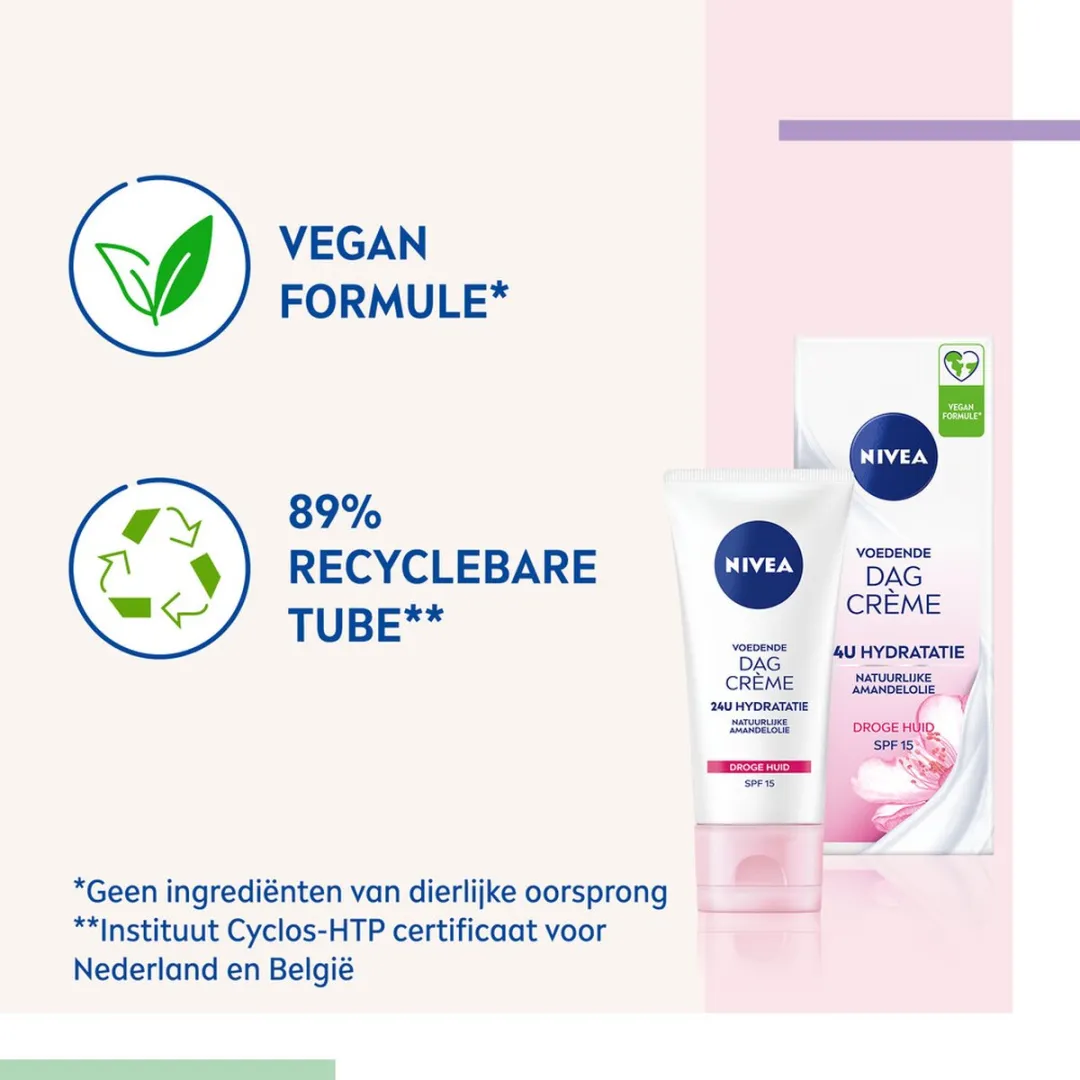 NIVEA Essentials Voedende Dagcrème SPF 15 3x50ml
