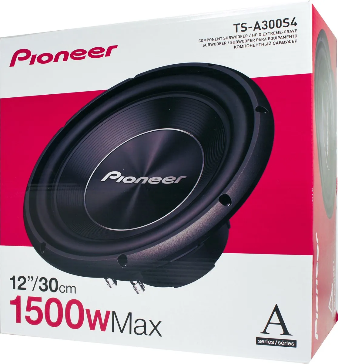 Pioneer TS-A300S4 Subwoofer 12" - 1500W - Zwart - afbeelding 6 van 6