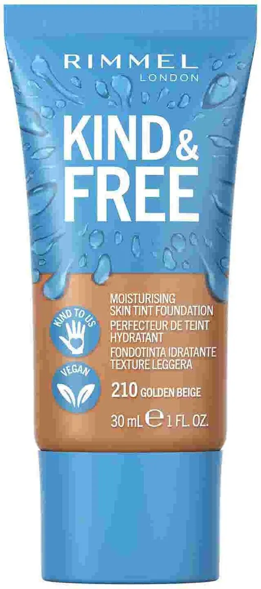 Rimmel London KIND & FREE Vegan Foundation 201 Classic Beige - 30ml