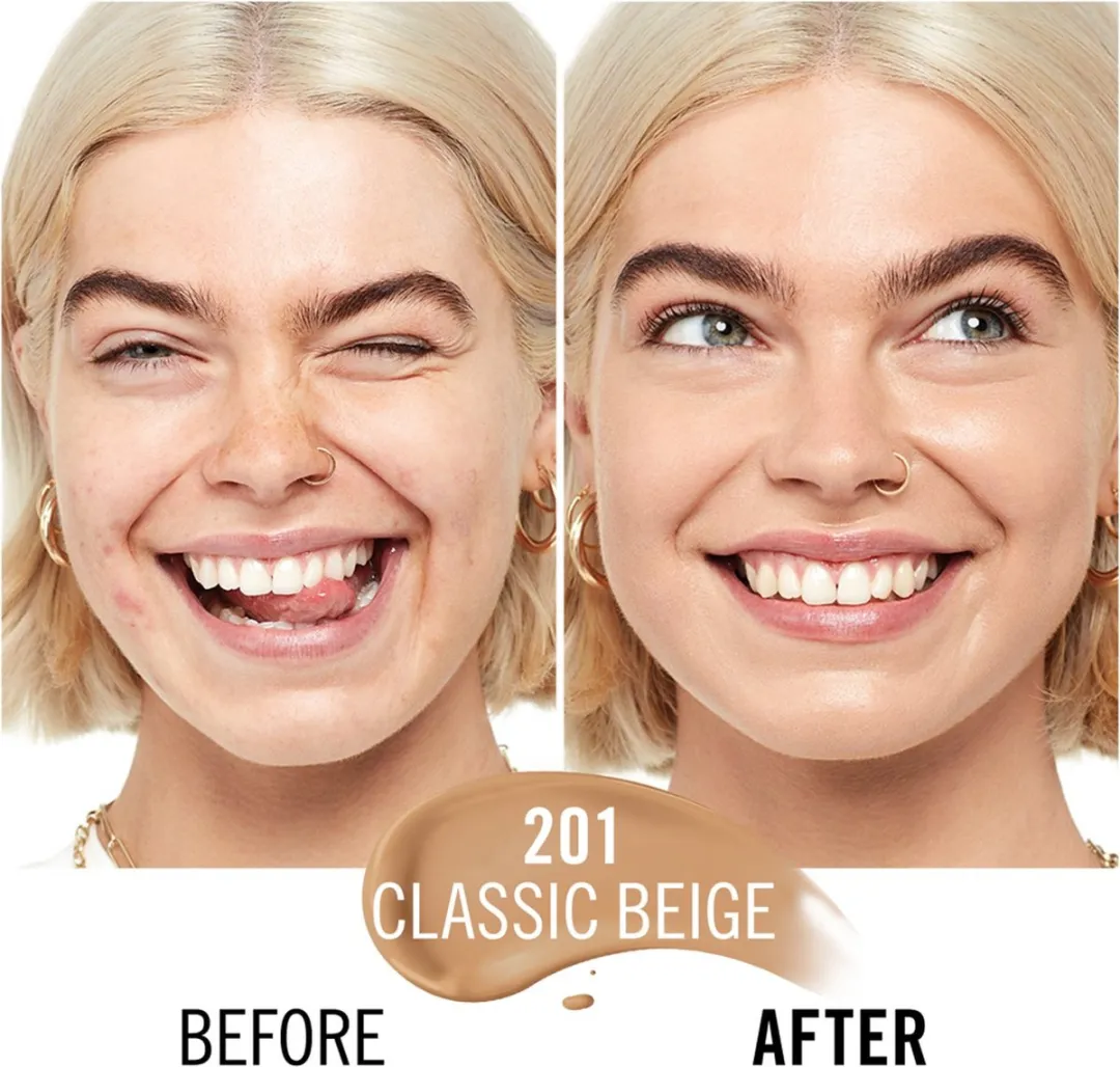 Rimmel London KIND & FREE Vegan Foundation 201 Classic Beige - 30ml