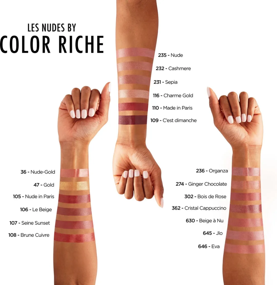 L'Oréal Paris Color Riche Satin Lipstick 108 Brun Cuivré - 4,54 g