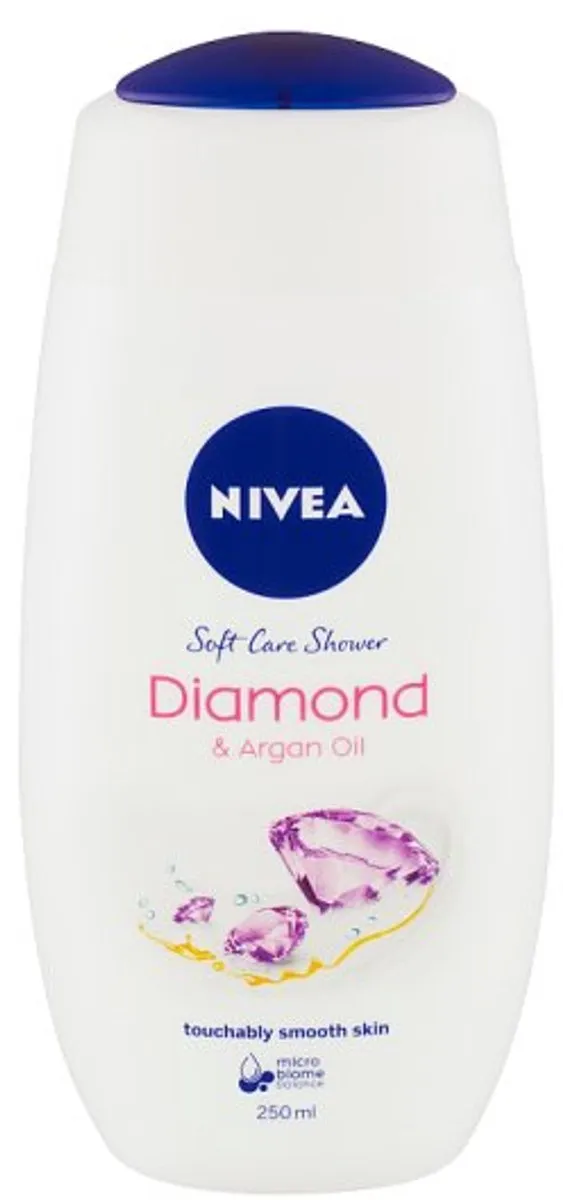 NIVEA Care Shower Diamond & Argan Oil Gel Douche 250ml - 6 Stuks