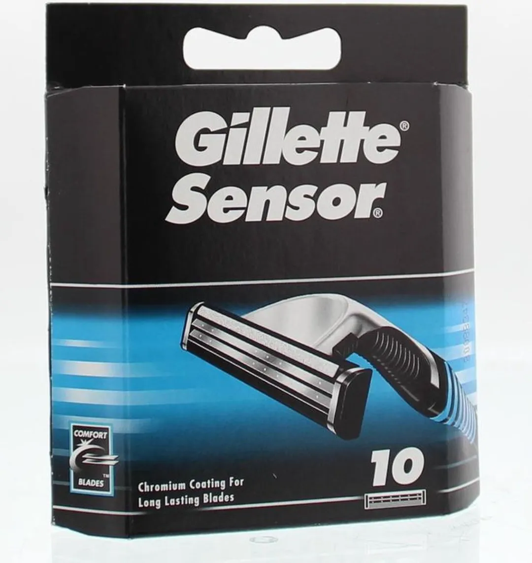 Gillette Sensor Scheermesjes 10 Stuks - 2 Bladen - Voordeelverpakking 12
