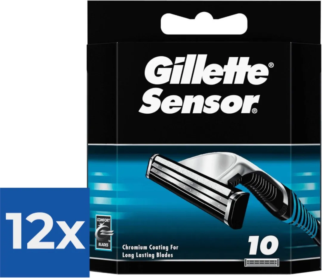 Gillette Sensor Scheermesjes 10 Stuks