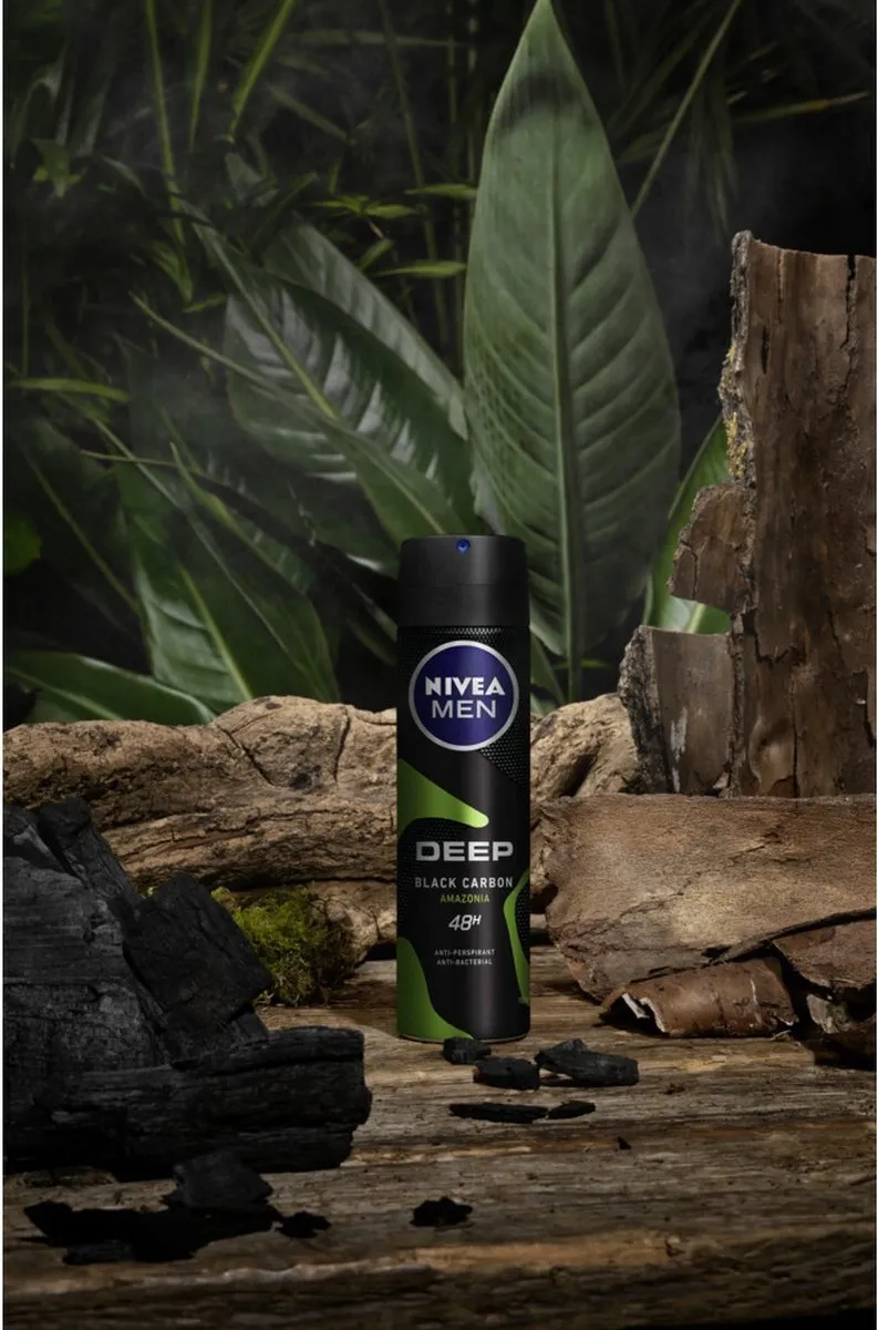 NIVEA Deo Spray Deep Amazonia 600ml - 4 Stuks