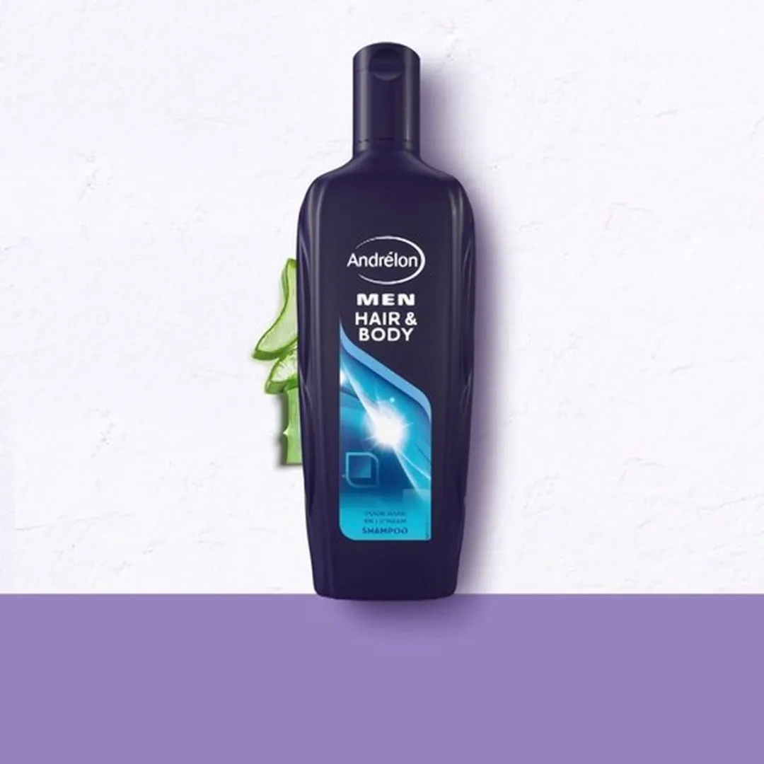 Andrélon Men Hair & Body Shampoo 300ml - 6 Stuks
