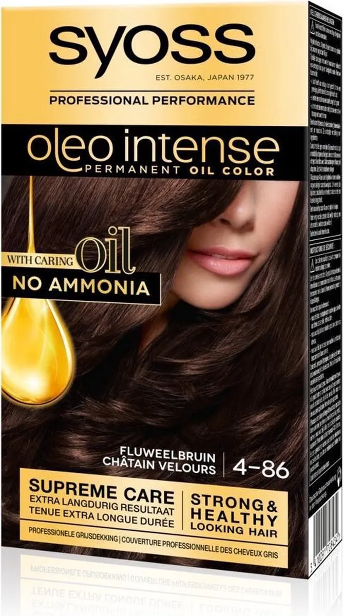 SYOSS Oleo Intense Haarverf 4-86 Fluweelbruin - 2070ml (18x115ml)