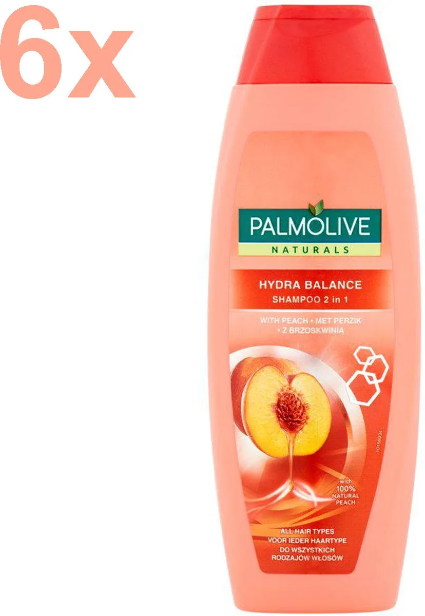 Palmolive Naturals Shampoo 2-in-1 Hydra Balance Perzik