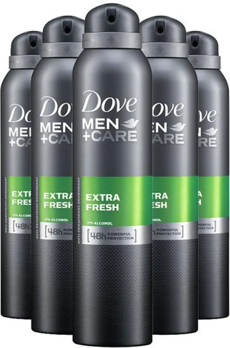 Dove Men+Care Extra Fresh Deospray - 6x250ml