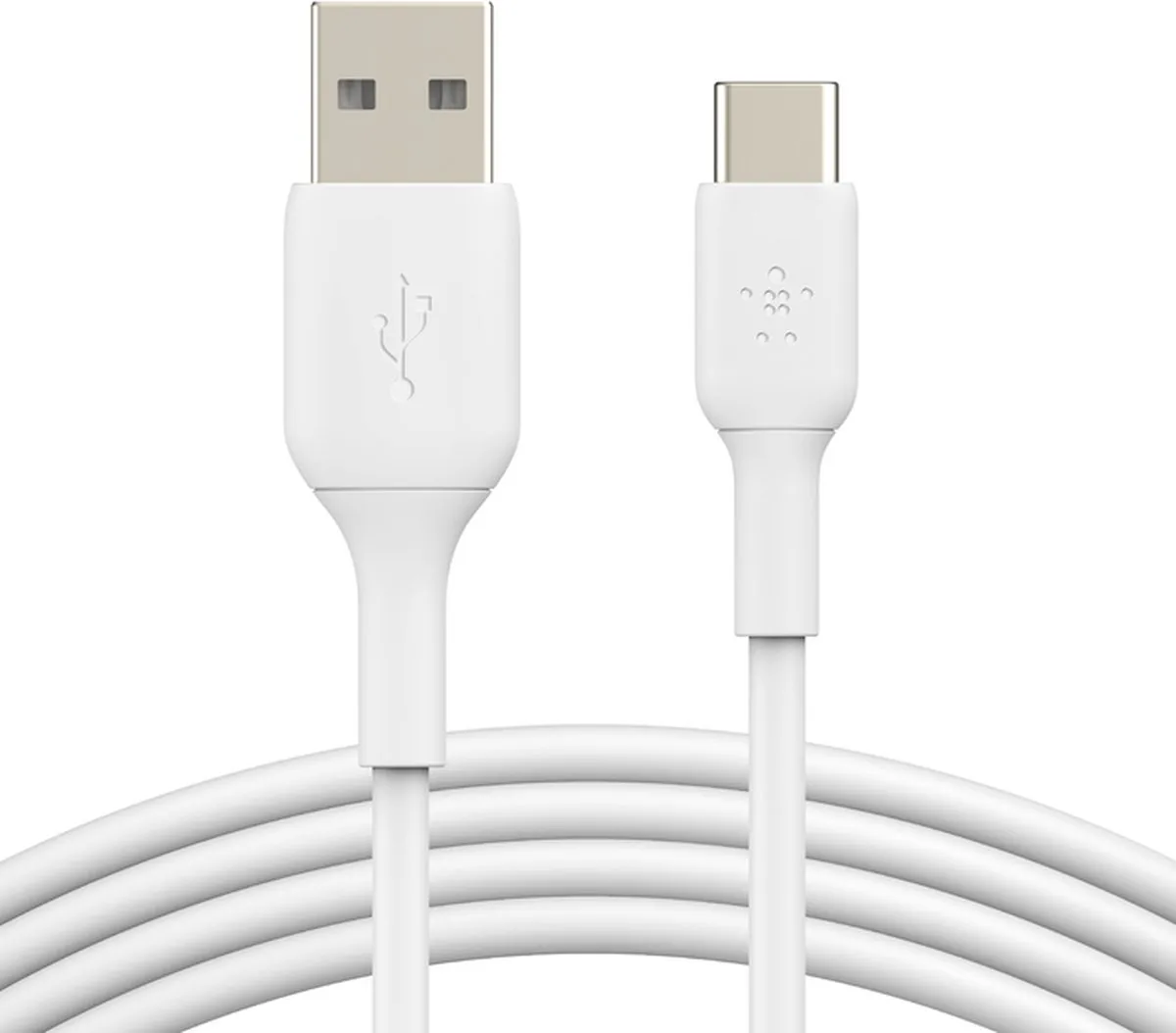 Belkin BoostCharge USB-kabel 1m USB-A/USB-C - Wit - 2 Stuks