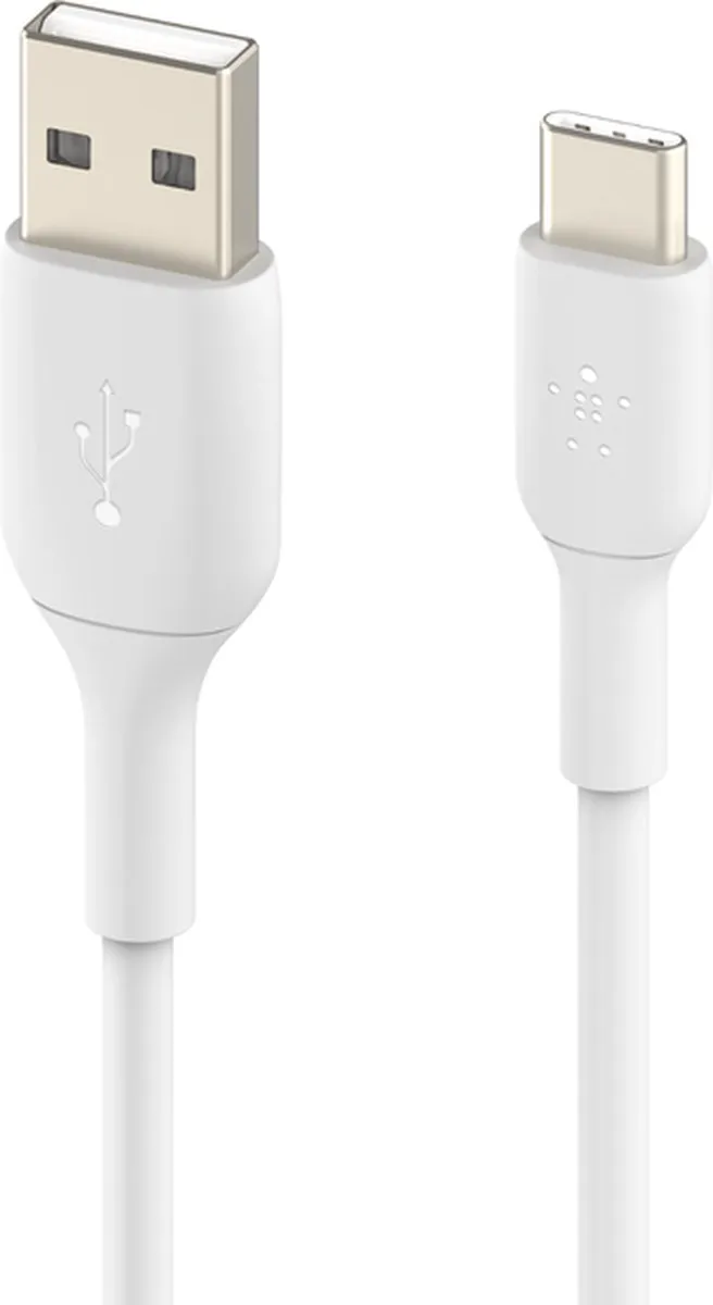 Belkin BoostCharge USB-kabel 1m USB-A/USB-C - Wit - 2 Stuks