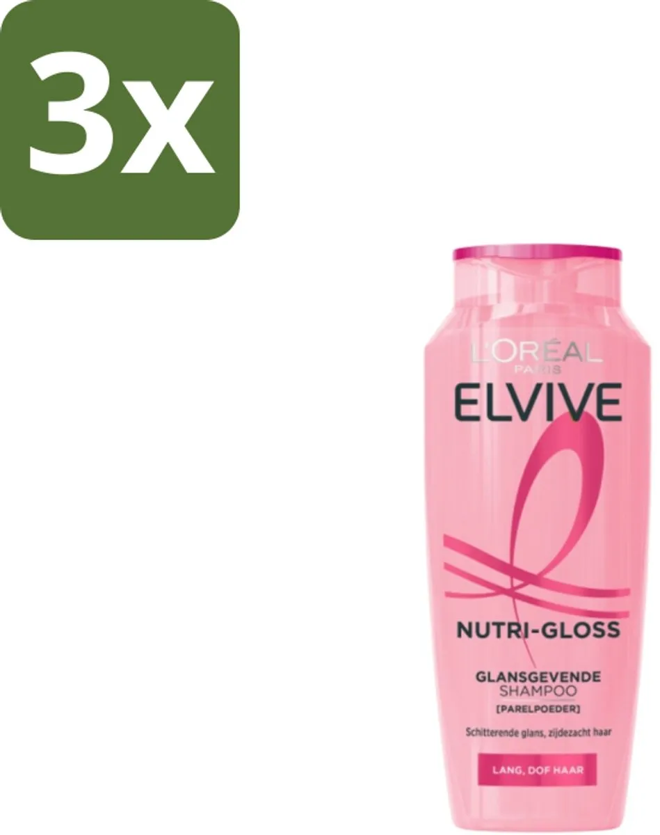 L'Oréal Elvive Nutri Gloss Shampoo 600ml