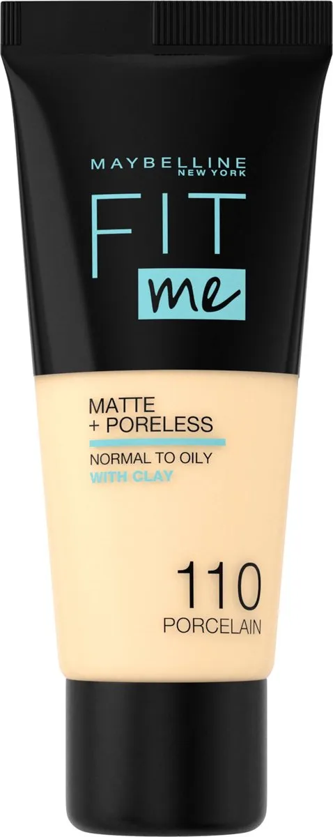 Maybelline Fit Me Matte + Poreless Foundation 110 Porcelain - 30ml
