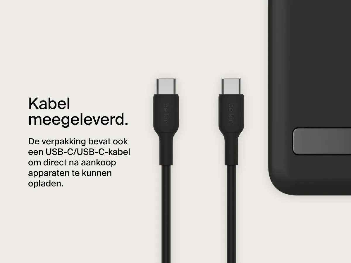 Belkin BoostCharge Pro BPD006btBK Powerbank 5000mAh - 15W - Zwart