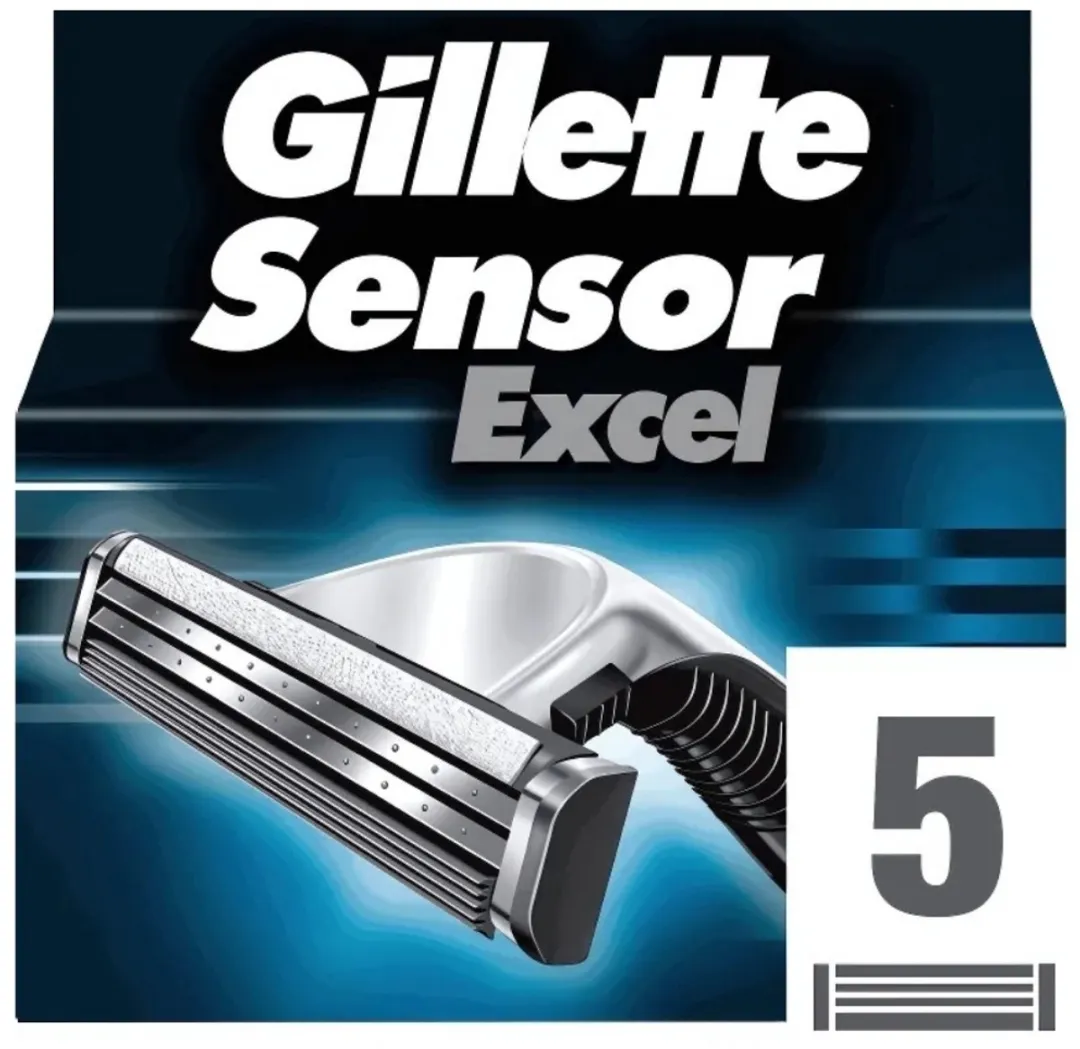 Gillette Sensor Excel Scheermesjes - 5 Stuks - Zwart - afbeelding 6 van 6