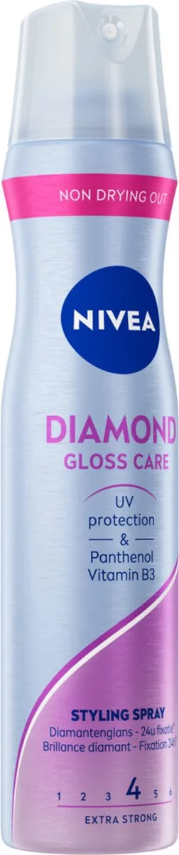 NIVEA Diamond Gloss Care Haarlak - 6x250ml